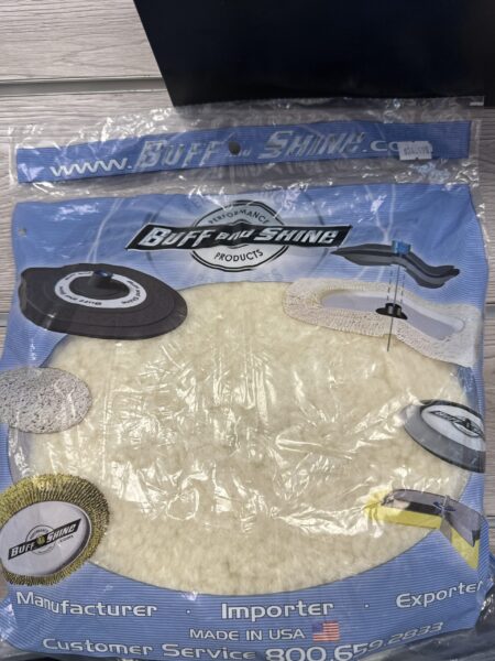 Buff and Shine White Dual Sided 8”