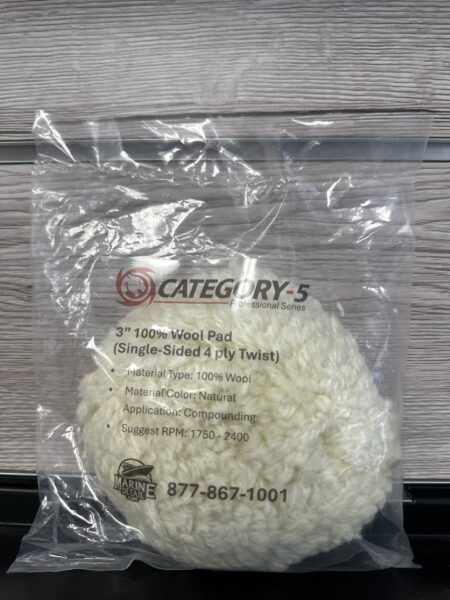 3” White Wool